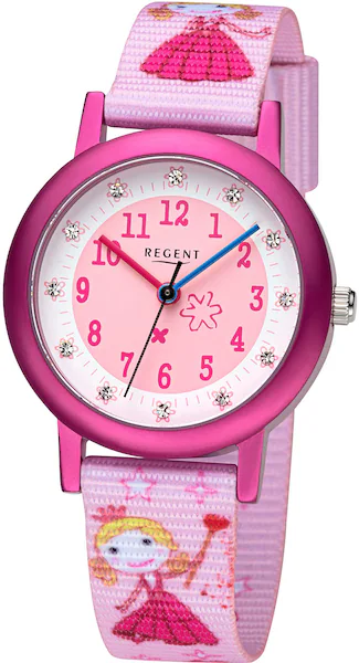 Bild von Regent Quarzuhr, Armbanduhr, Kinderuhr, Lernuhr, Mädchen, Schulanfang, Geschenkidee