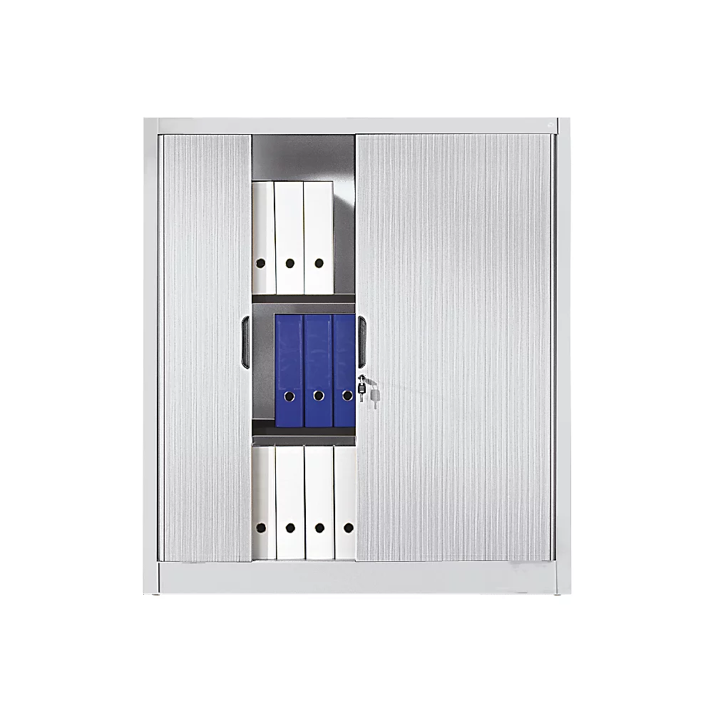 Bild von CP Omnispace Rollladenschrank lichtgrau 3 Fachböden 120,0 x 42,0 x 134,5 cm