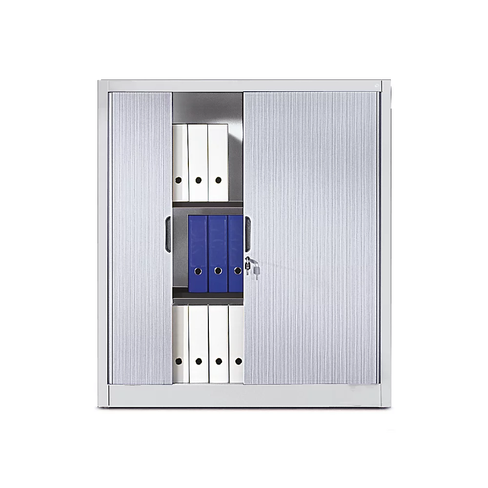 Bild von CP Omnispace Rollladenschrank silber 3 Fachböden 120,0 x 42,0 x 134,5 cm