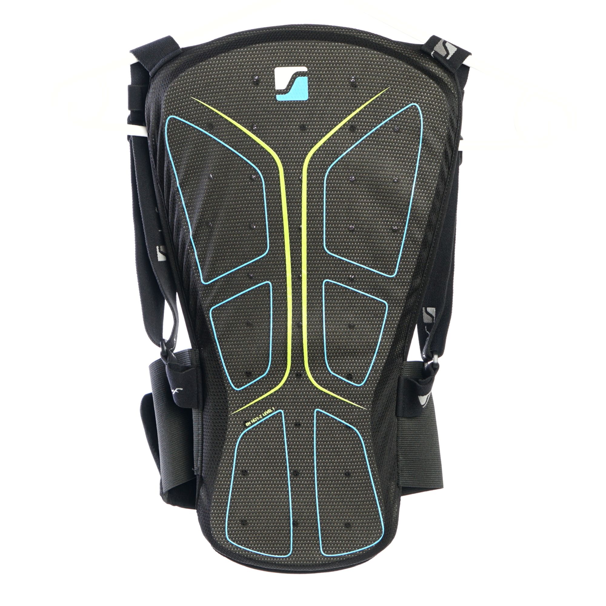 Bild von Stuf Soft Shield - Herren Rückenprotektor - 130276-9805 schwarz/blau/grün Größe: L-