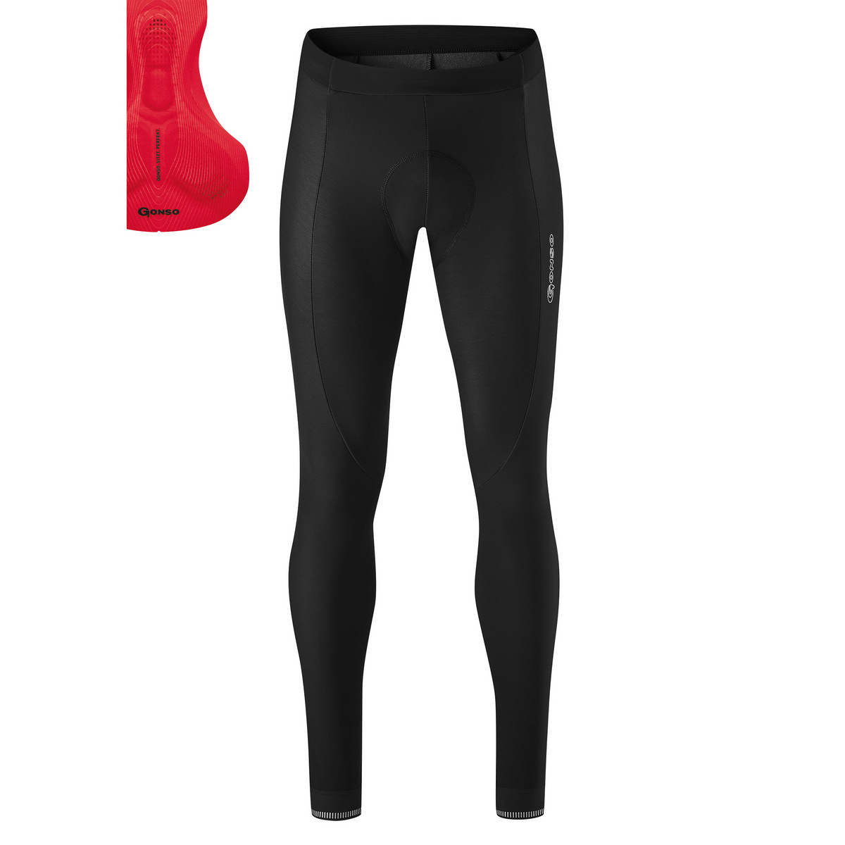 Bild von Gonso SITIVO Tight M, Black/fire, 4XL, 3000402