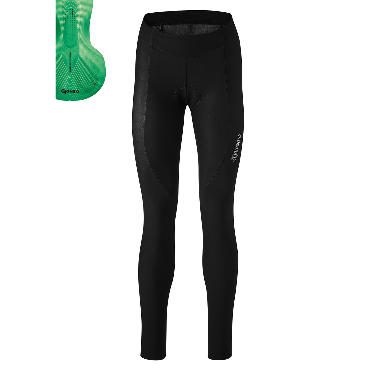 Bild von Gonso Damen Fahrradhose Sitivo Tight W, Radhose gepolstert, enganliegende Radlerhose mit innovativem Sitzpolster, Tight fit