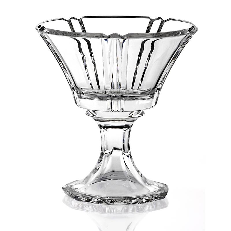Bild von Schale auf Fuß Nadine 16cm, Transparent, aus Bleikristall