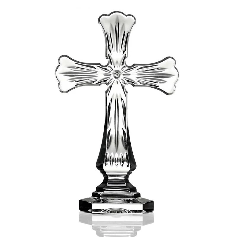 Bild von Glaskreuz Radiant mit Strassstein Religious 22cm