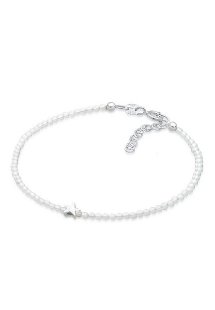 Bild von ELLI Armband Sterne Bergkristall 925 Sterling Silber für Damen - 19 cm