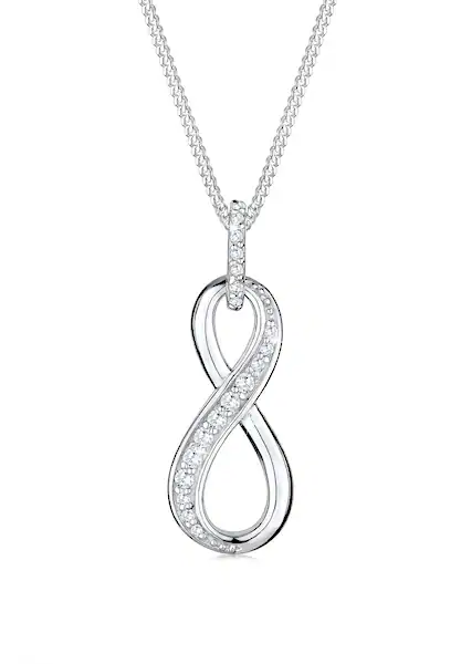 Bild von Elli Collierkettchen »Infinity Love Symbol Zirkonia 925 Silber«
