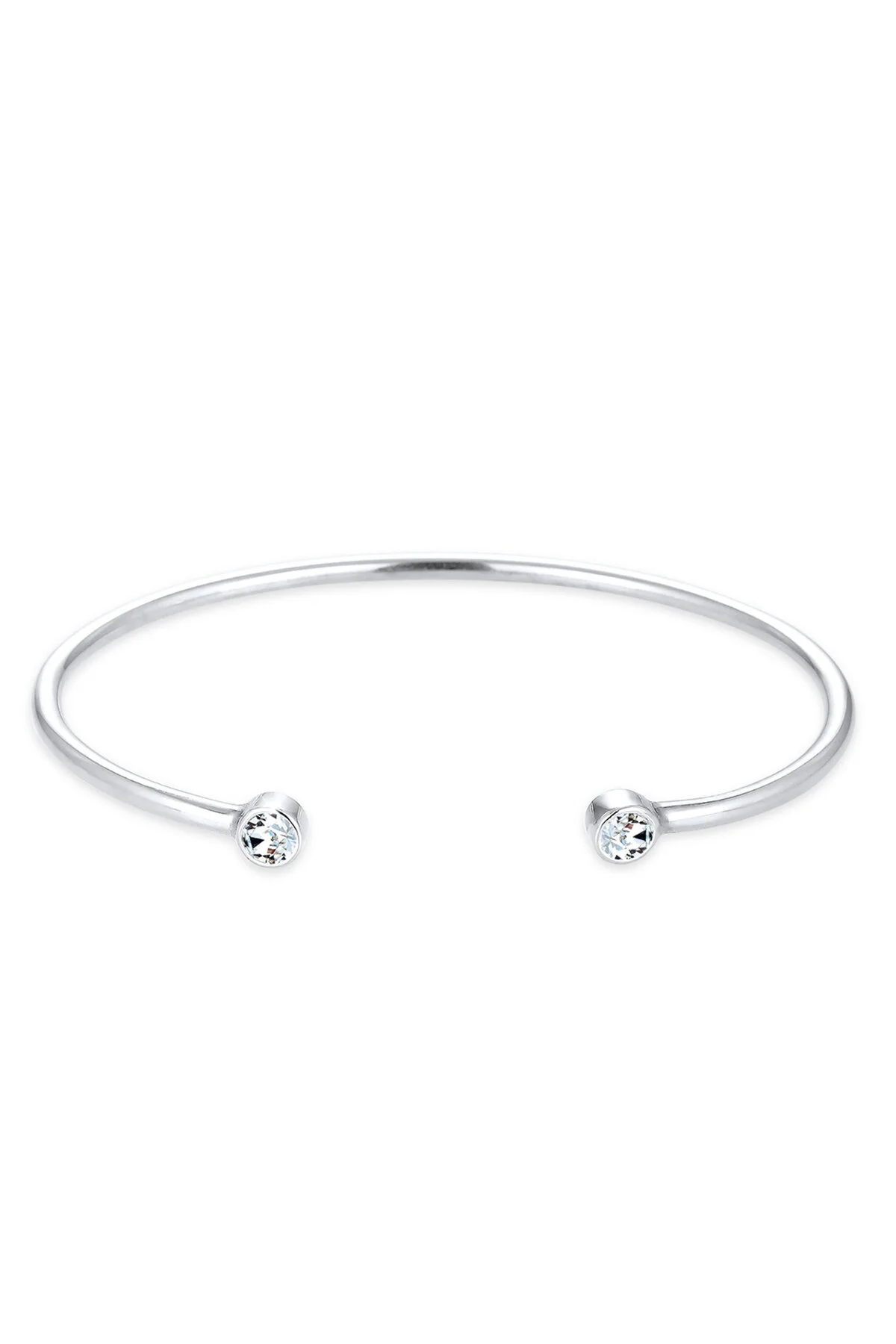 Bild von ELLI Armband Armband Armreif Trend Kristalle 925 Silber für Damen - 17 cm