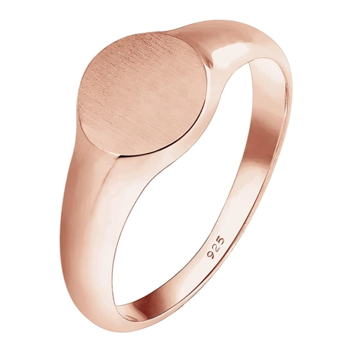 Bild von ELLI Ring Siegelring Royal in 925 Silber für Damen