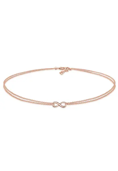 Bild von Elli Collier »Choker Erbskette Infinity Unendlichkeit 925 Silber«