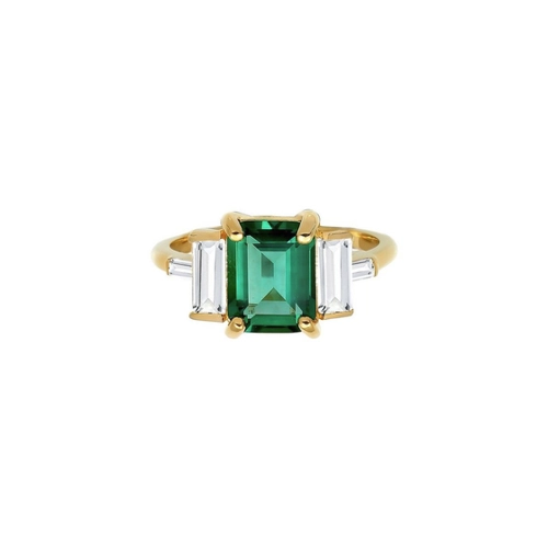 Bild von ELLI Ring Glamourös Mit Quarz Und Topas In 925 Sterling Silber für Damen - 58