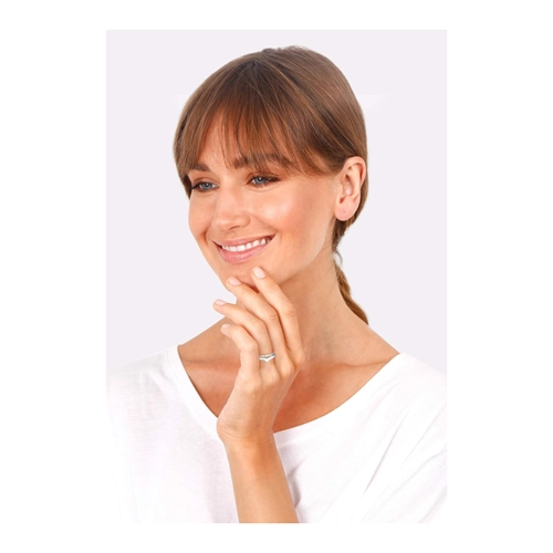 Bild von Elli Ring-Set Marquise Opal Zirkonia Dreieck (2 tlg) 925 Silber