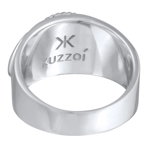 Bild von Kuzzoi Siegelring Herrenring mit Howlith - Vintage Style