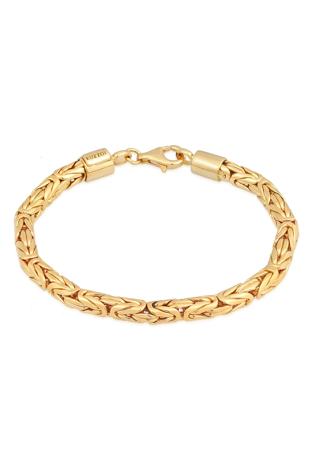 Bild von KUZZOI Armband Rundglieder Trend Aus 925 Sterling Silber für Herren - 19 cm