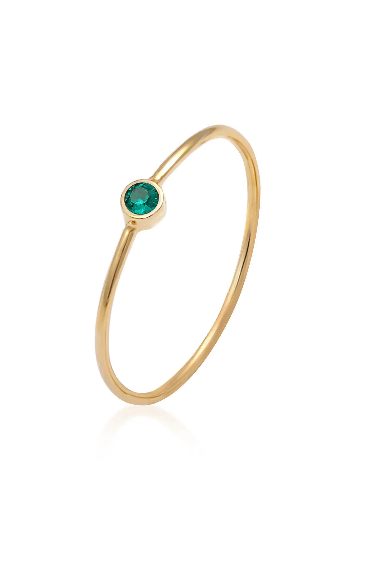 Bild von ELLI Ring Stapelkristalle Grün 925 Silber für Damen - 64