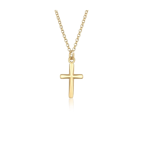 Bild von Elli Kette mit Anhänger Kreuz – Filigranes Glaubenssymbol aus 925 Silber