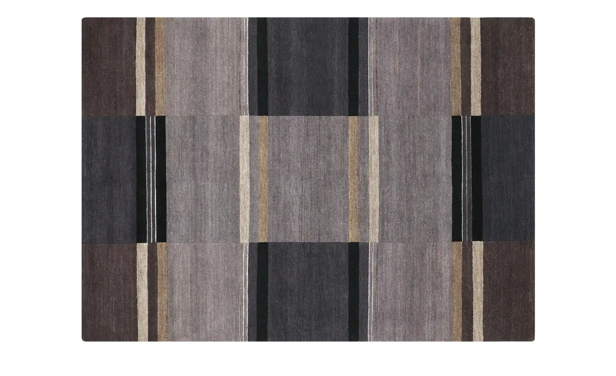 Bild von Handgeknüpfter Naturteppich  Sensation Silk Soya ¦ grau ¦ Wolle ¦ Maße (cm): B: 70 Teppiche > Naturteppiche - Höffner