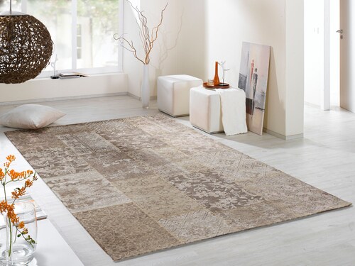 Bild von OCI DIE TEPPICHMARKE Teppich »Alanis Allover«, rechteckig, 5 mm Höhe, Flachgewebe, Wohnzimmer
