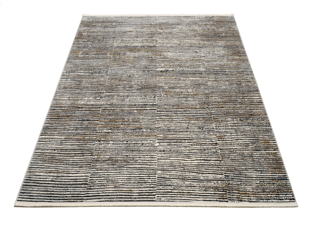 Bild von Musterring Teppich "COLORADO STRIPE", rechteckig, 5 mm Höhe, exclusive MUSTERRING DELUXE COLLECTION hochwertig gekettelt Fransen