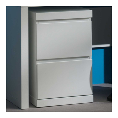 Bild von Anstellcontainer in Weiß Büro – Der praktische Schreibtischcontainer für Ihr Zuhause