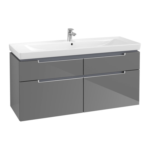 Bild von Villeroy und Boch Waschtischunterschrank XXL Subway 2.0 – Glossy Grey