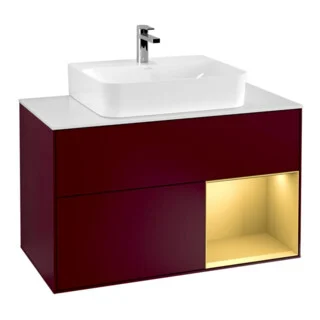 Bild von Villeroy & Boch Waschtischunterschrank Finion G12 1000x603x501mm Wandbel WT mit., G121HFHB G121HFHB