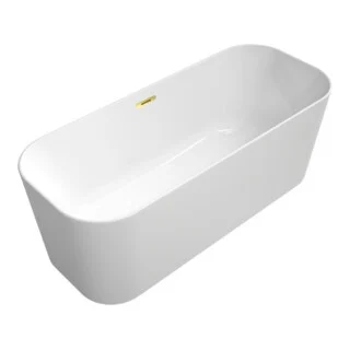 Bild von Villeroy & Boch Badewanne Finion Wasserzulauf Emotion-Funktion Gold White Alpin, 177FIN7N3BCV301 177FIN7N3BCV301