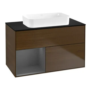 Bild von Villeroy & Boch Waschtischunterschrank Finion F65 1000x603x501mm WT mittig, F652GKGN F652GKGN