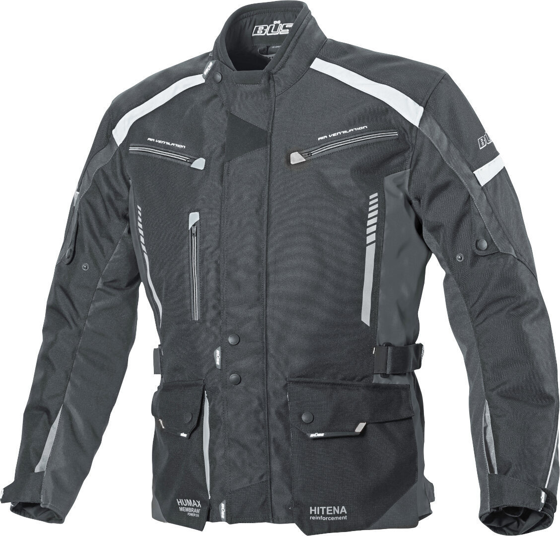 Bild von Büse Torino II Motorrad Textiljacke, schwarz-weiss, Größe 5XL für Männer