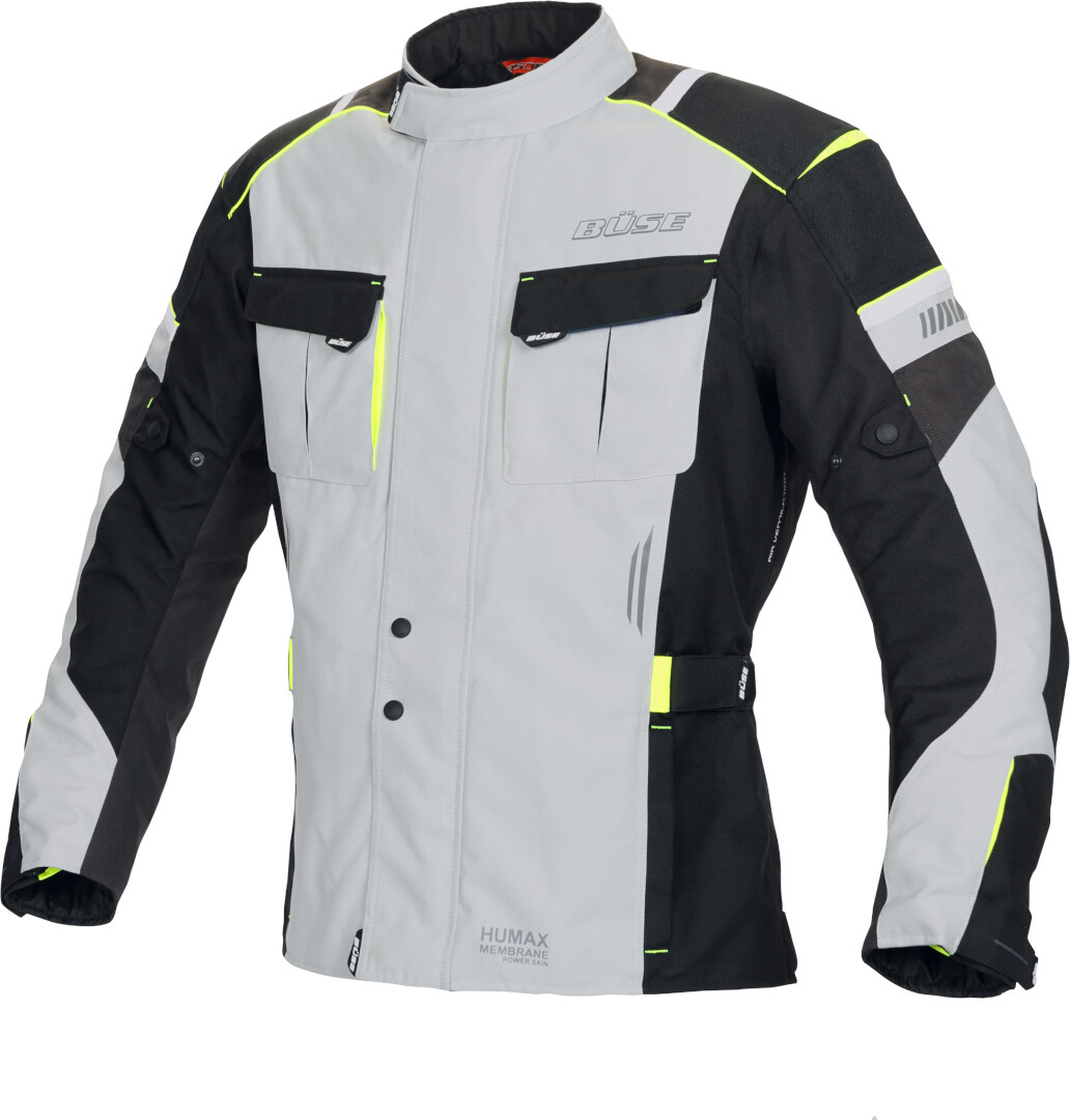 Bild von Büse Breno Pro Motorrad Textiljacke, schwarz-grau, Größe XL für Männer
