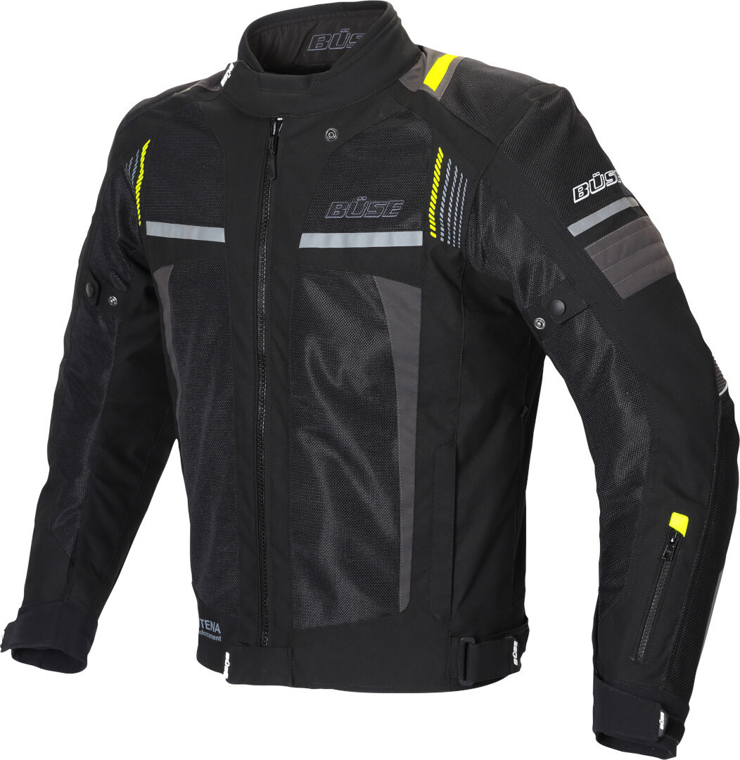 Bild von Büse Livorno Motorrad Textiljacke, schwarz, Größe S für Männer