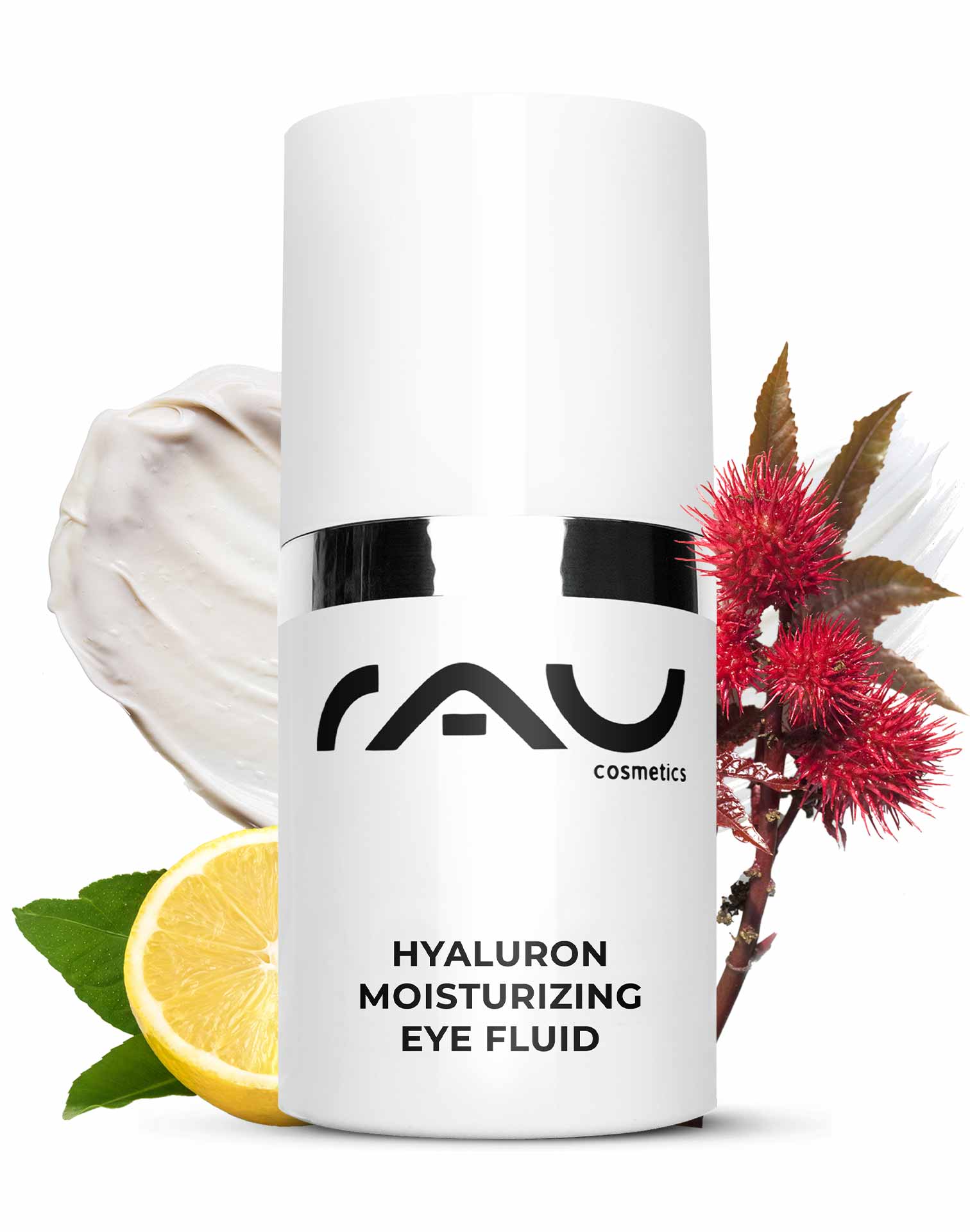 Bild von RAU Cosmetics Hyaluron Moisturizing Eye Fluid gegen Augenringe & Falten für alle Hauttypen