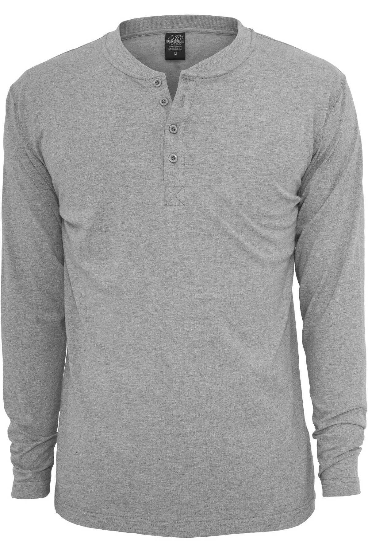 Bild von URBAN CLASSICS T-Shirt Urban Classics Herren Basic Henley L/S Tee (1-tlg)
