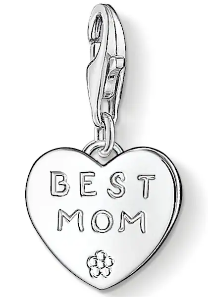 Bild von Thomas Sabo Damen Charm-Anhänger Beste Mutter Best Mom Charm Club 925 Sterling Silber 0821-001-12