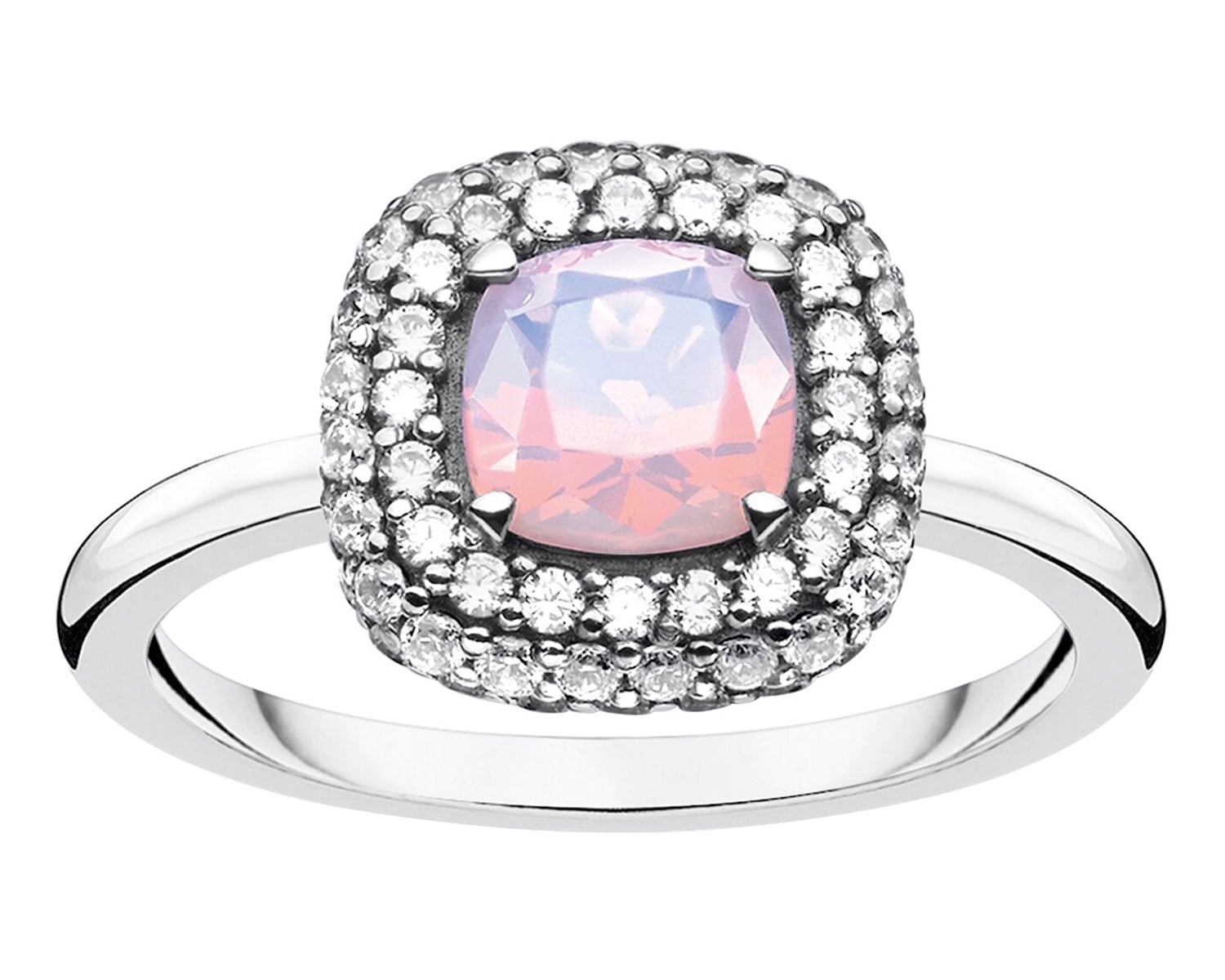 Bild von Thomas Sabo TR2287-347-7 Ring für Damen Opal-Farbeffekt Silber