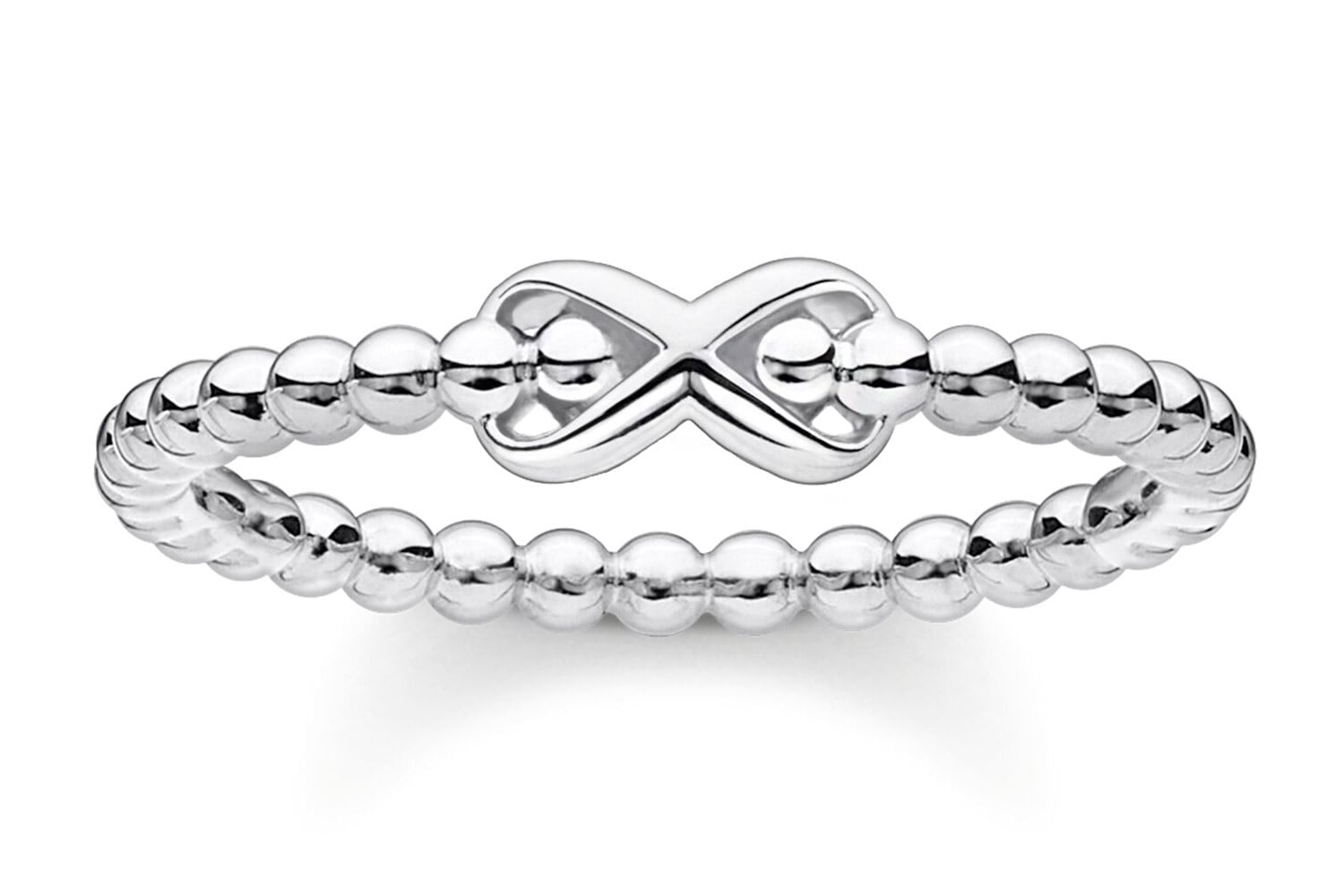 Bild von Thomas Sabo TR2320-001-21 Silber-Ring für Damen Kugeln mit Unendlichkeitszeichen