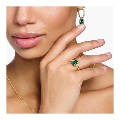 Bild von THOMAS SABO Damen Ring mit grünem Stein