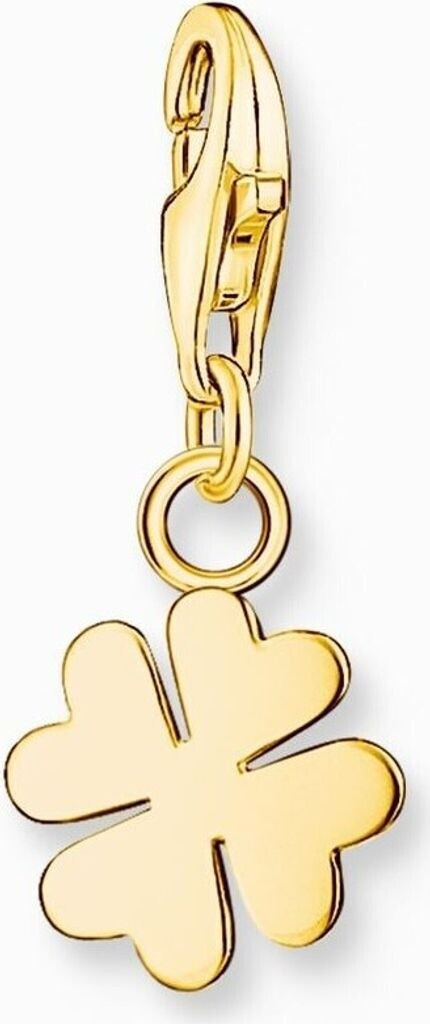 Bild von THOMAS SABO Charm-Einhänger »Kleeblatt vergoldet, 1991-413-39«
