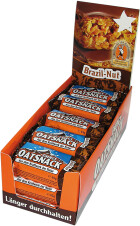 Bild von Best Body Nutrition Davina Energy Oat Snack Riegel Haferflocken Kohlenhydrat von Hand gemacht 15 x 65 Box, Brazil-Nut, 975 g