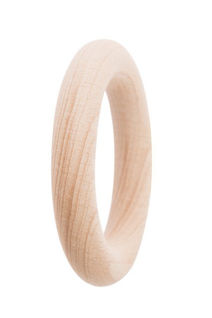 Bild von Rico Design Dekoobjekt Baby Holzring Rassel, 7 cm
