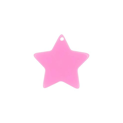 Bild von Itoshii Stern Scheibe Neon Pink 30x1mm