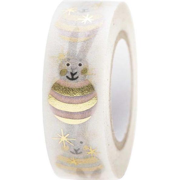 Bild von Paper Poetry Tape Hello Baby Rasselhase 1,5cm 10m