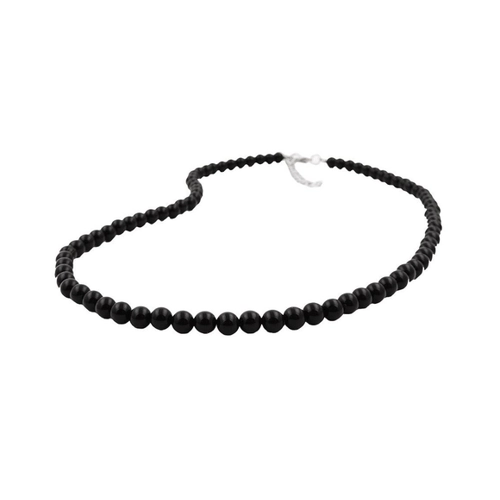 Bild von Elegante Gallay Perlenkette in Schwarz