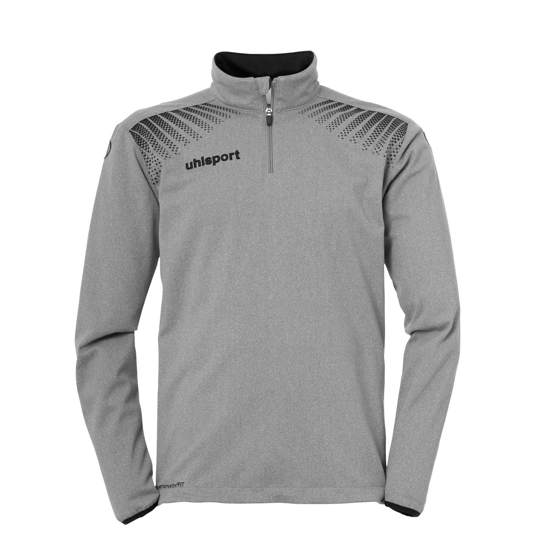 Bild von Uhlsport Herren Goal 1/4 Zip Top Sweatshirt, Dark Grey Melange/Schwarz, M
