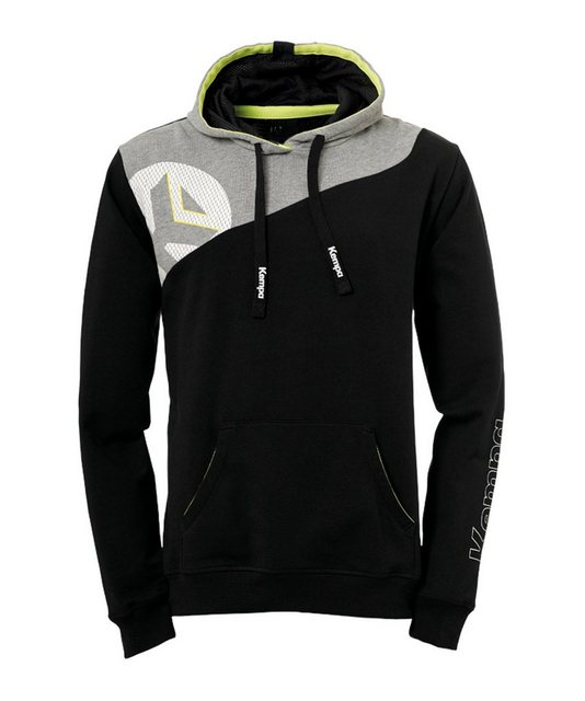 Bild von Kempa Kinder Core 2.0 Hoodie, schwarz/Dark grau Melange, 116