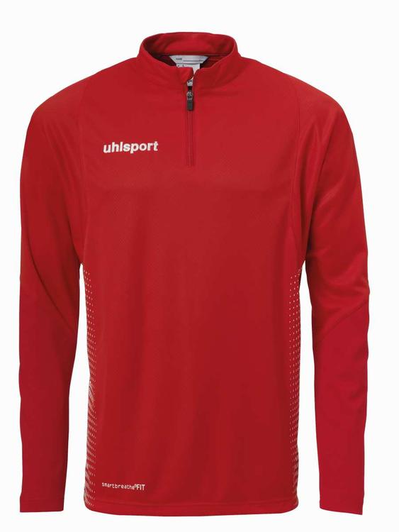 Bild von Uhlsport SCORE 1/4 ZIP TOP rot/wei? 100214604 Gr. S