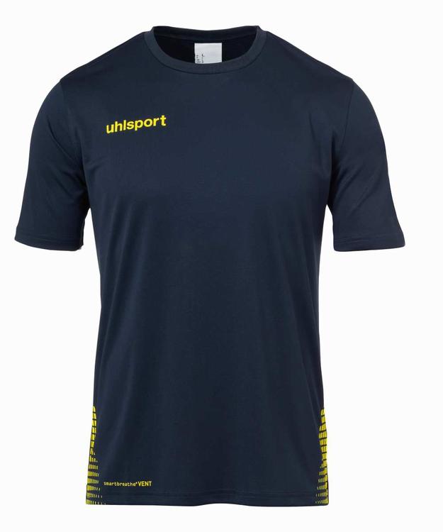 Bild von Uhlsport SCORE TRAINING T-SHIRT marine/fluo gelb 100214708 Gr. 116