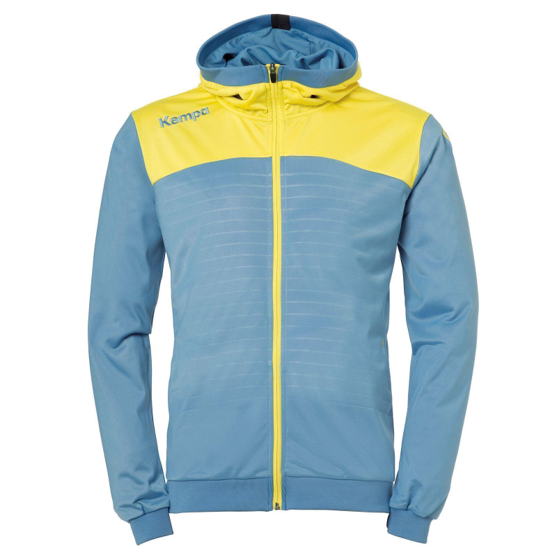 Bild von Kempa EMOTION 2.0 KAPUZENJACKE 2002256 dove blau/limonengelb 128