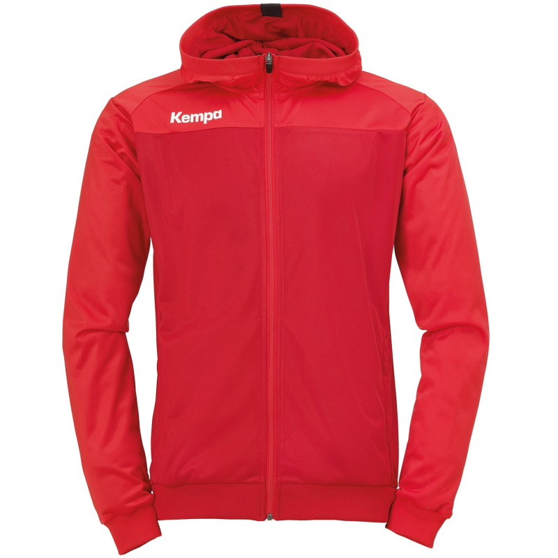Bild von Kempa Prime Multi Trainingsjacke mit Kapuze chilirot/rot 128