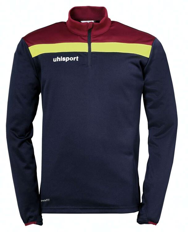 Bild von Uhlsport OFFENSE 23 1/4 ZIP TOP 100221201 marine/bordeaux/fluo gelb...