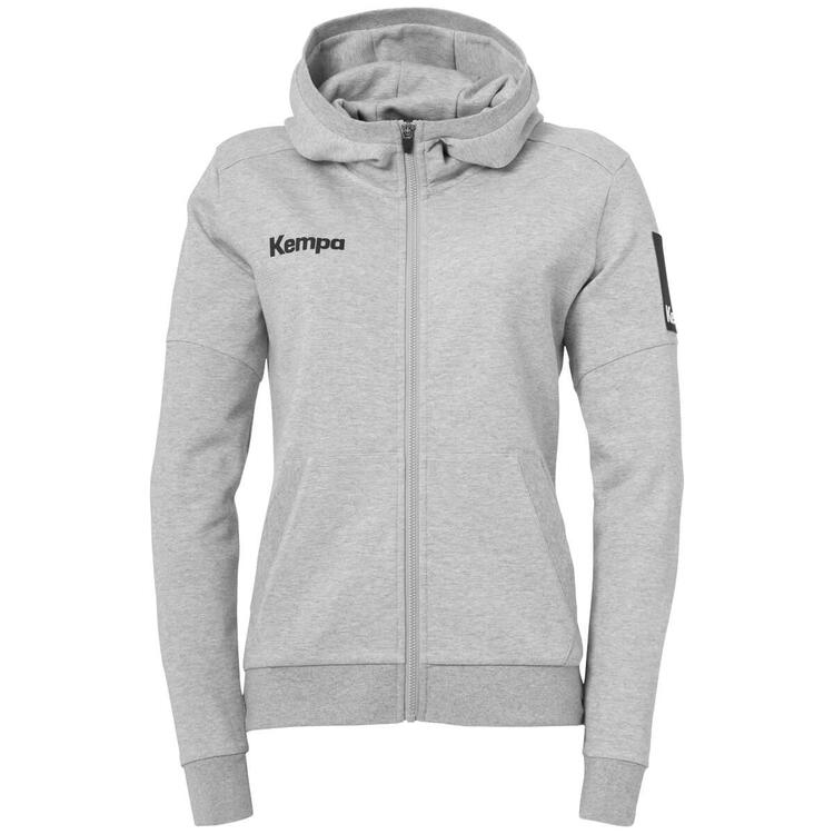 Bild von Kempa STATUS KAPUZENJACKE WOMEN 200363403 grau melange - Gr. XL